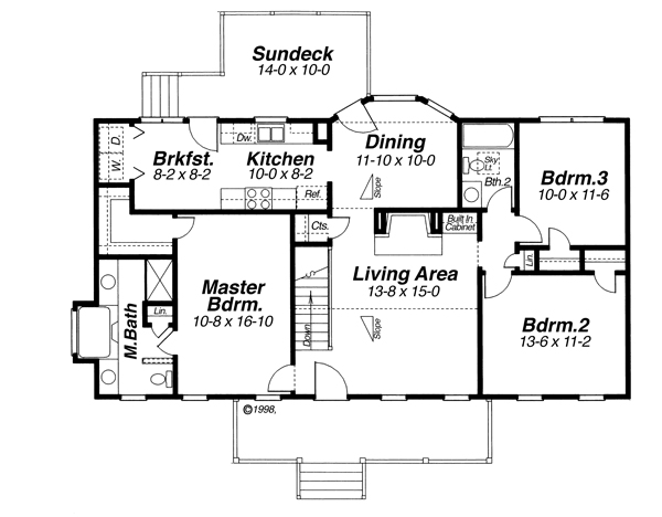 Floor Plan image of IRVING-B House Plan